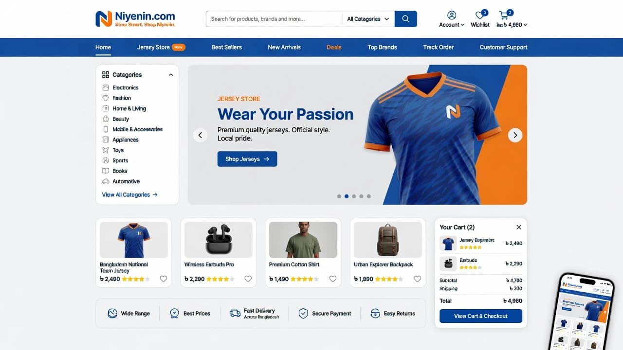 Niyenin.com - Ecommerce Store Banner