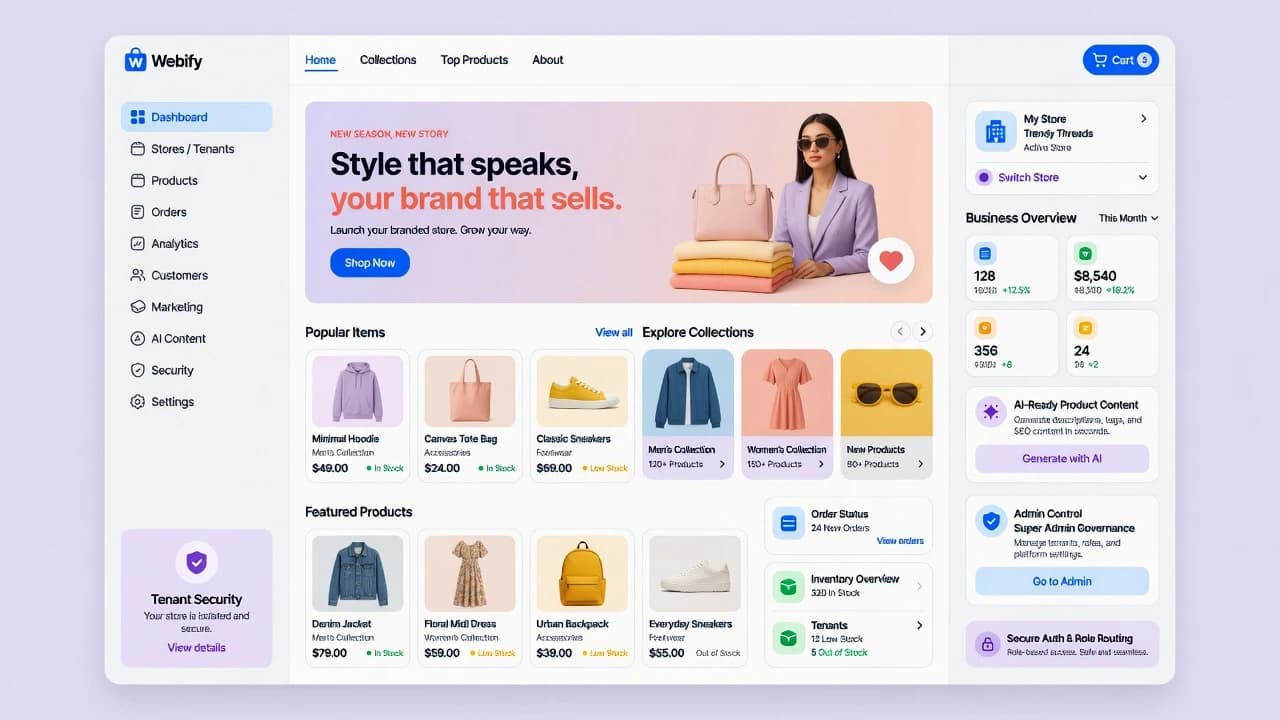 Webify - Multi vendor Ecommerce Banner